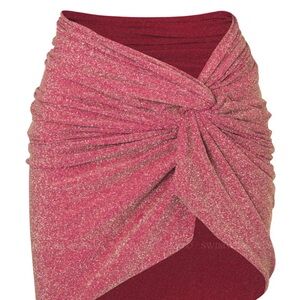 Elegant Pink Glitter Skirt